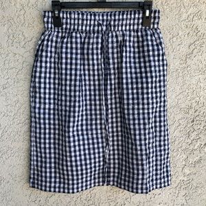Gingham skirt